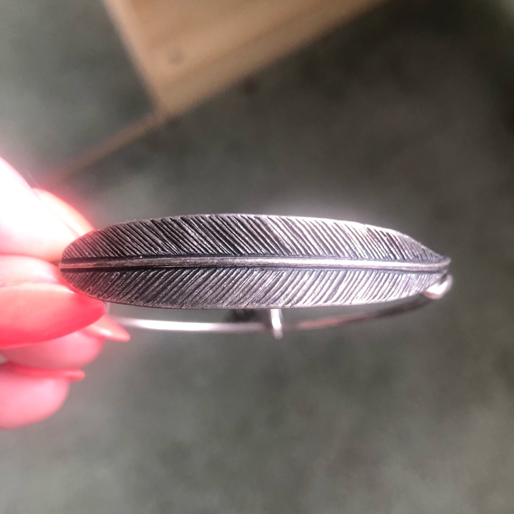 Alex and Ani Quill Feather Bangle